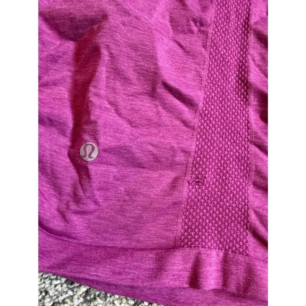 Lululemon See Info In The Flow Tank Heathered Regal Plum